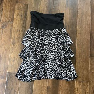 Express tiered mini dress